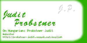 judit probstner business card